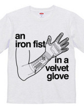 an iron fist in a velvet glove