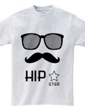 Hipster mustachios and glasses