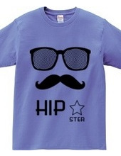 Hipster mustachios and glasses