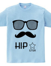 Hipster mustachios and glasses