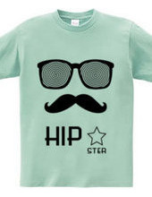 Hipster mustachios and glasses