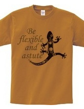 Steampunk-style lizard: Be flexible and 