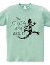 Steampunk-style lizard: Be flexible and 