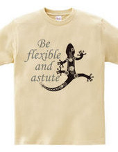 Steampunk-style lizard: Be flexible and 