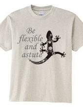 Steampunk-style lizard: Be flexible and 