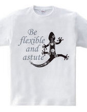 Steampunk-style lizard: Be flexible and 