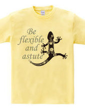 Steampunk-style lizard: Be flexible and 