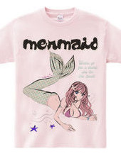 RETRO MERMAID PIN-UP