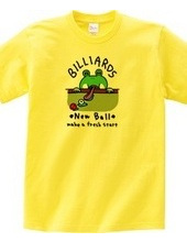BILLIARDS -frog & new ball