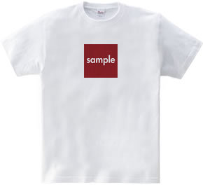 sampleTシャツ-スクエア