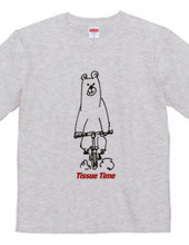 クマが自転車に乗っているTシャツ