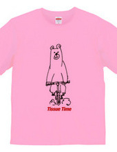 T-shirts that bear on a bicycle