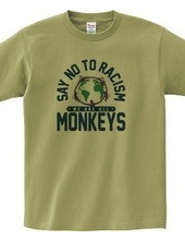 Say No to Racism We are all Monkeys_B