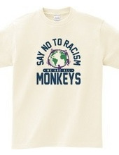 Say No to Racism We are all Monkeys_B