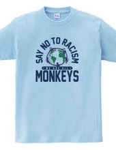 Say No to Racism We are all Monkeys_B