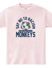 Say No to Racism We are all Monkeys_B