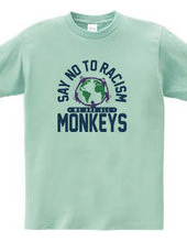 Say No to Racism We are all Monkeys_B