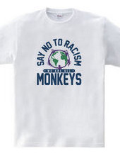 Say No to Racism We are all Monkeys_B