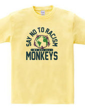 Say No to Racism We are all Monkeys_B