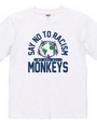 Say No to Racism We are all Monkeys_B