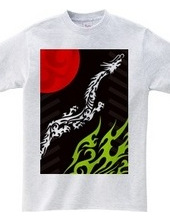 Dragon tribal type4 - garyo - design pat