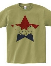 SIMPLE STAR (tricolor)