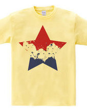 SIMPLE STAR (tricolor)