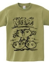 NO1ネコバンザ 組体操Ｔシャツ