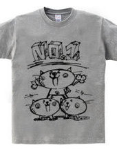 NO1ネコバンザ 組体操Ｔシャツ