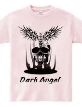 Dark Angel tribal design pattern 03-Blac