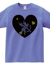 Cupid tribal design pattern 01-Black-