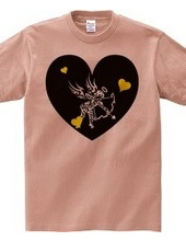 Cupid tribal design pattern 01-Black-