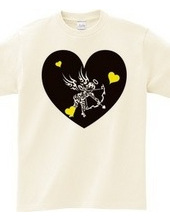 Cupid tribal design pattern 01-Black-