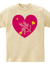 Cupid tribal design pattern 01-Pink-