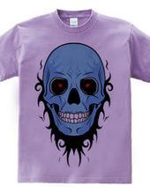 TRIBAL SKULL (blue)