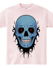 TRIBAL SKULL (blue)