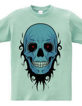 TRIBAL SKULL (blue)