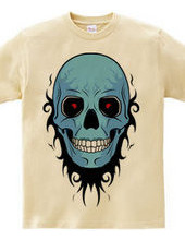 TRIBAL SKULL (blue)