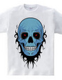 TRIBAL SKULL (blue)