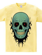 TRIBAL SKULL (blue)