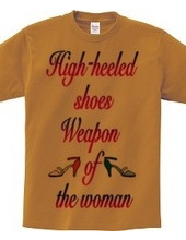 High-heeled  shoes Weapon  of  the woman
