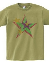 Poppin colourful star