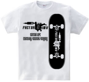 skate board タトゥーマシン　スケートボード　ロゴ　半袖　Ｔシャツ 【