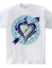 Heart tribal Darts-Navy