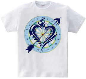 Heart トライバル type1-Darts- Navy