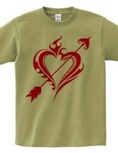 Heart tribal Steal Your Heart-Red