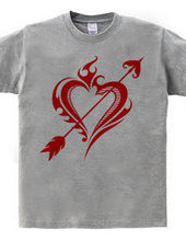 Heart tribal Steal Your Heart-Red