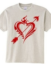 Heart tribal Steal Your Heart-Red