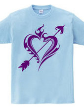 Heart tribal Steal Your Heart-Purple