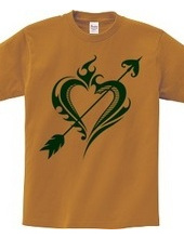 Heart tribal Steal Your Heart-Green